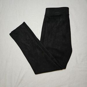 Andrew Marc Micro Suede Pants Women's XS Black Slim Pull On Casual Leggings